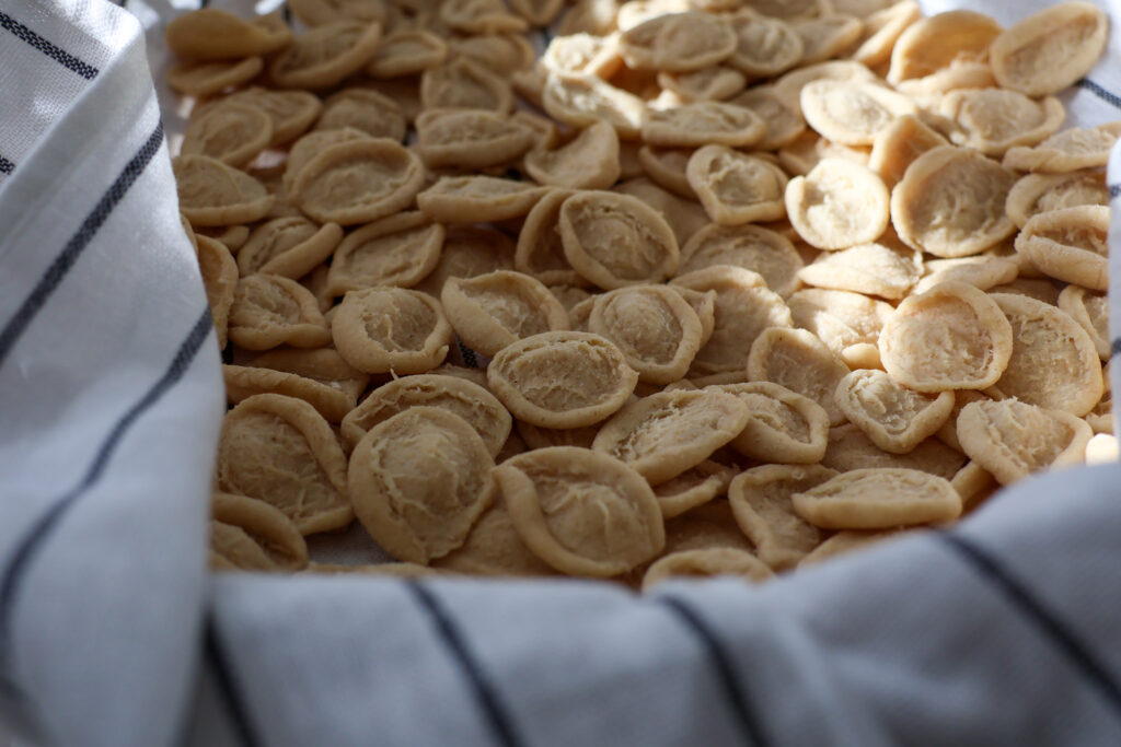 Easy Orecchiette Recipe - Orecchiette in Basket